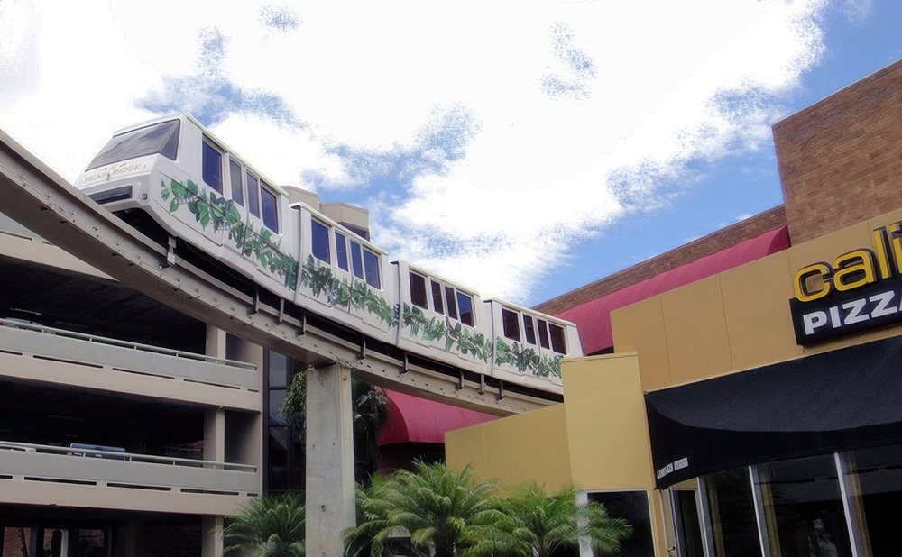 Pearlridge Center – A Giant Shopping Mall in Hawaii Connected by Monorail