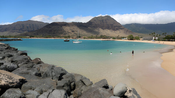 Pokai Bay – The Best Beach on West Oahu with Pool-like Calm Waters