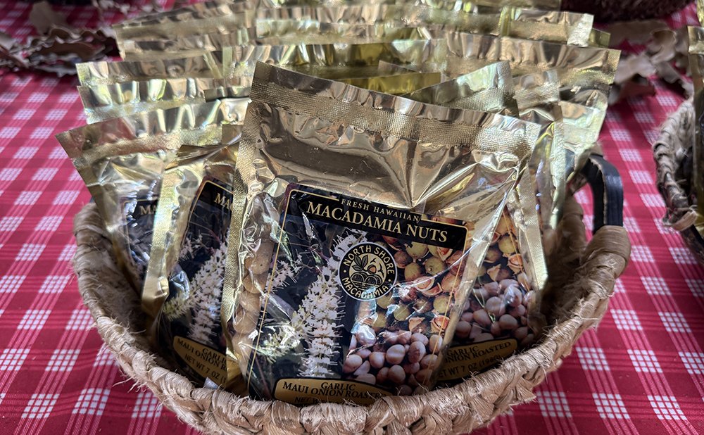 Assorted flavored macadamia nuts